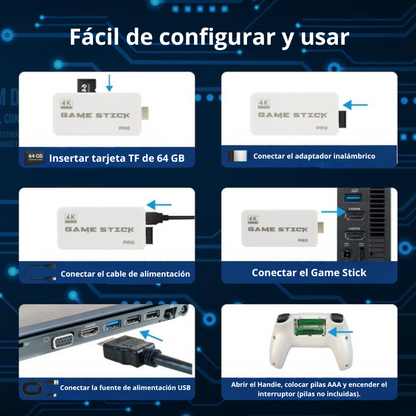 PlayZone 4K Classic 🎮 Viaja al pasado en alta definición - Envio totalmente Gratuito.
